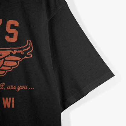 Vintage Motorcycle Lucky’s Classic Biker Ride Cruiser Retro T-Shirt