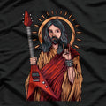 Jesus Shredding: Heavy Metal Guitar T-Shirt