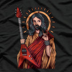 Jesus Shredding: Heavy Metal Guitar T-Shirt