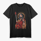 Jesus Shredding: Heavy Metal Guitar T-Shirt