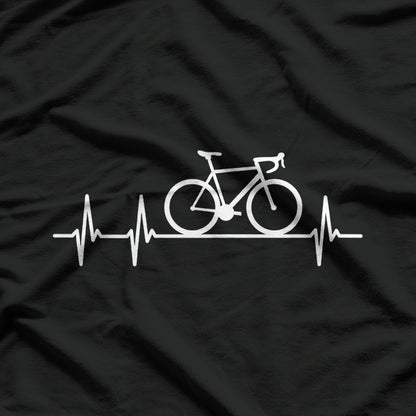 Heartbeat Racing Bike: Ride with Passion T-Shirt