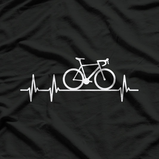 Heartbeat Racing Bike: Ride with Passion T-Shirt