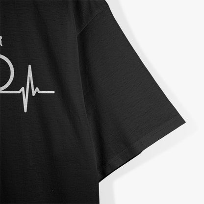 Heartbeat Racing Bike: Ride with Passion T-Shirt