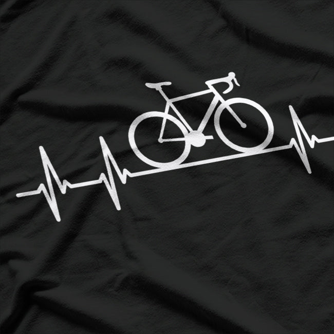 Heartbeat Racing Bike: Ride with Passion T-Shirt