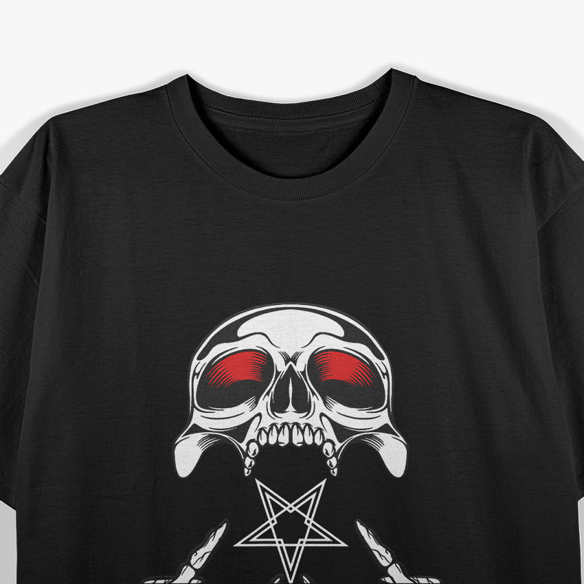 Heavy Metal - Hard Rock Skull Band Music Lover T-Shirt