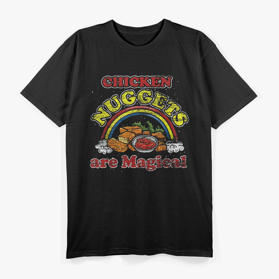 Rainbow Chicken Funny Farm Animal T-Shirt
