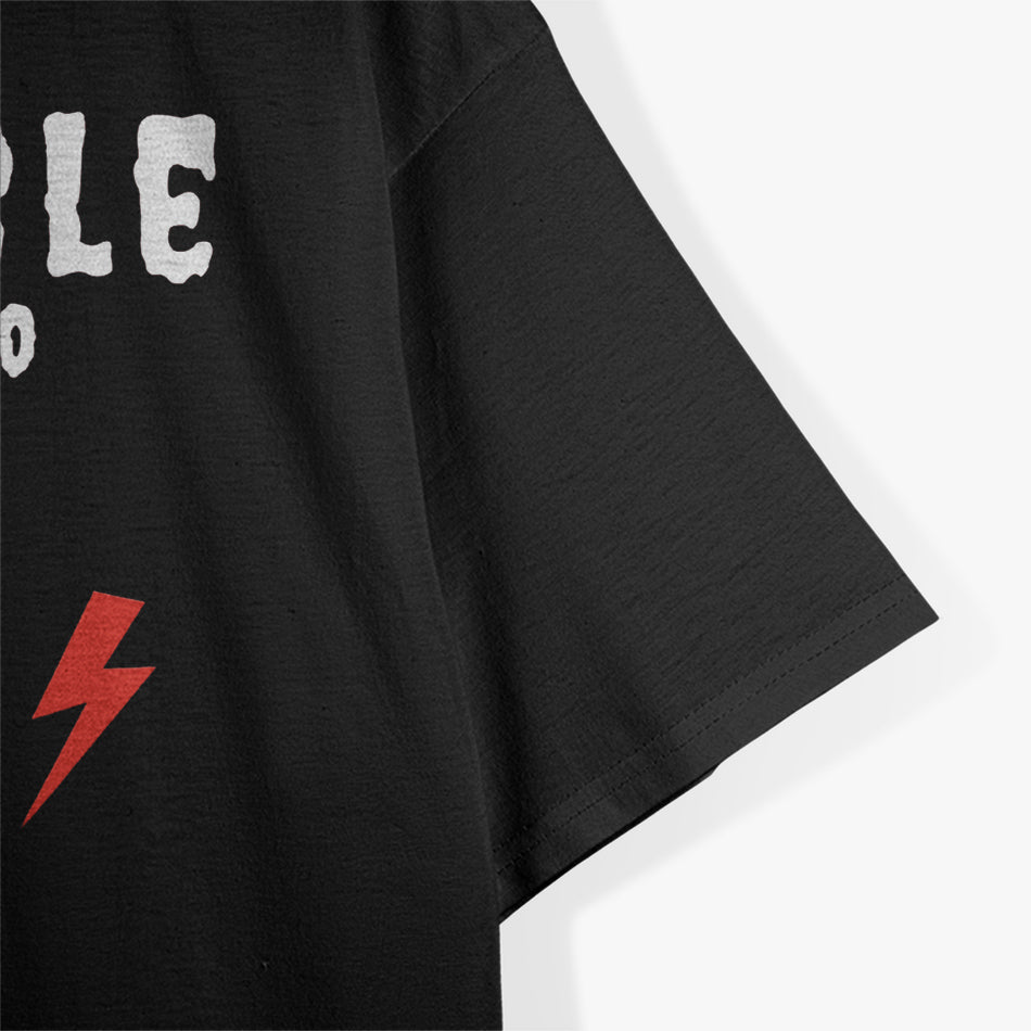 Adorable but Psycho – Cute & Crazy Bunny Meme T-Shirt