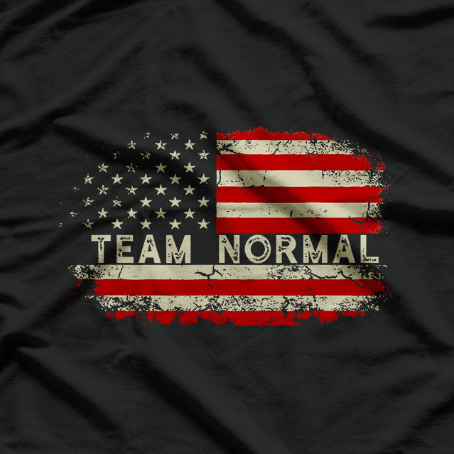 Team Normal: Proud American Flag T-Shirt