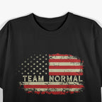 Team Normal: Proud American Flag T-Shirt