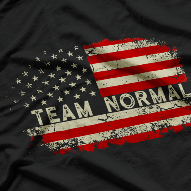 Team Normal: Proud American Flag T-Shirt