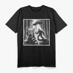 Bigfoot, UFO & Cat Selfie – Cryptid Comedy Mashup Love T-Shirt