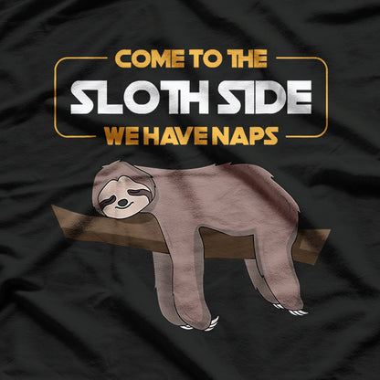 Come To The Sloth Side Funny Lazy Animal Pun Lover T-Shirt