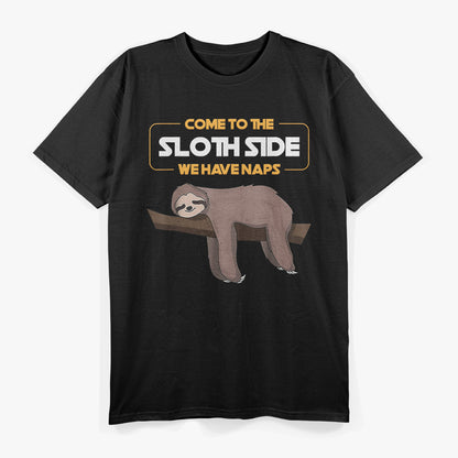 Come To The Sloth Side Funny Lazy Animal Pun Lover T-Shirt