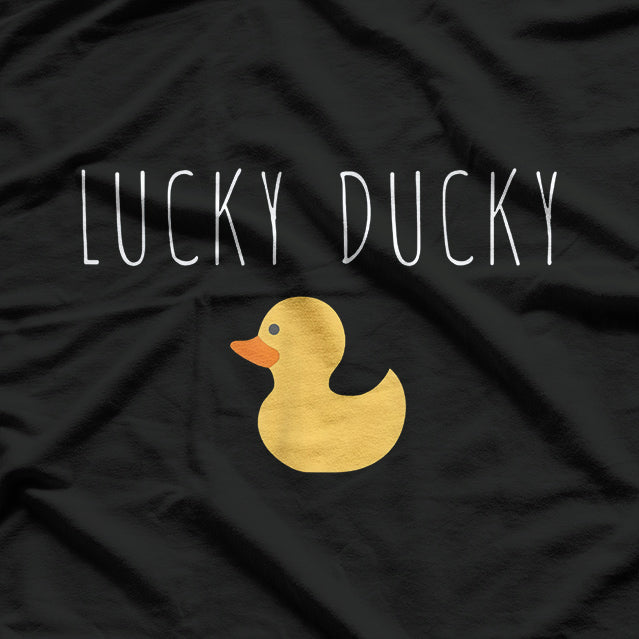 Lucky Duck – Cute Funny Ducky Humor Quirky Animal Lover Pet Bird T-Shirt