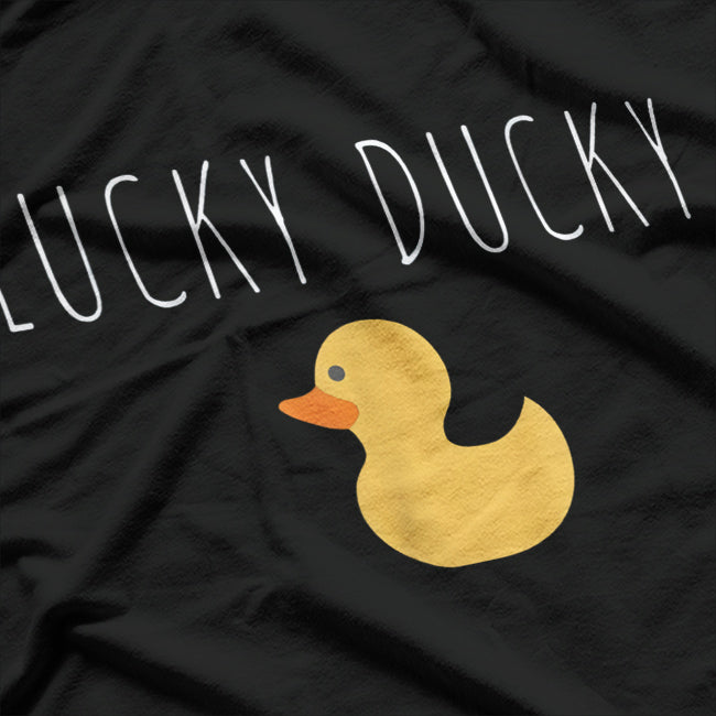 Lucky Duck – Cute Funny Ducky Humor Quirky Animal Lover Pet Bird T-Shirt