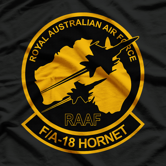 FA-18 Jet Fighter Inspired Royal Australian Air Force Tribute T-Shirt