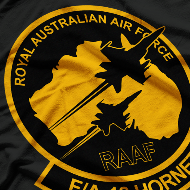 FA-18 Jet Fighter Inspired Royal Australian Air Force Tribute T-Shirt