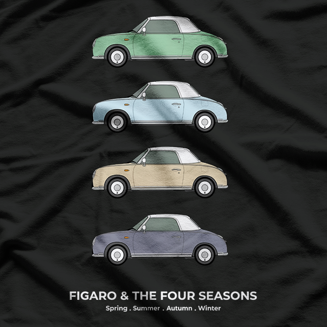 Figaro and the Four Season Car Collection T-Shirt