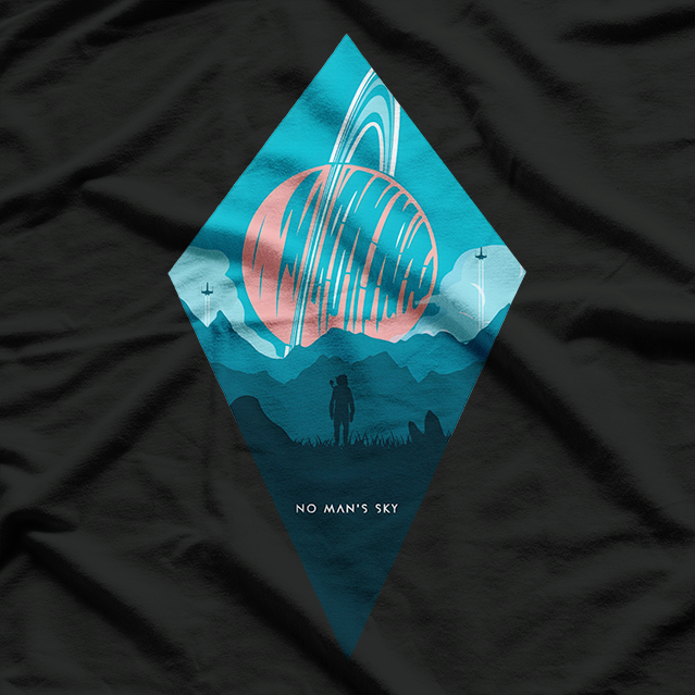 Retro Sci-Fi Explorer – Vaporwave Space Adventure Graphic Love T-Shirt