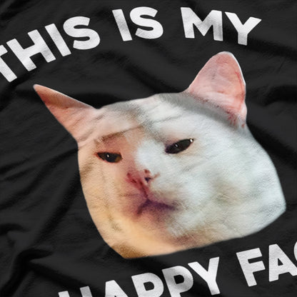 Funny This Is My Happy Face T-Shirt