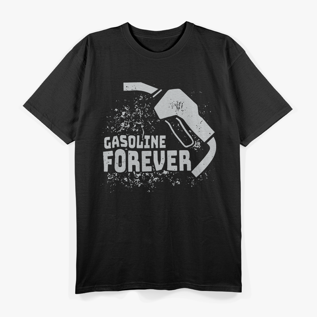 Gasoline Forever Funny Gas Car Lover Retro Driving Quote T-shirt
