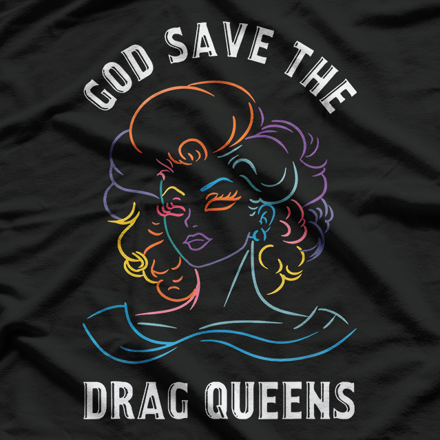 Groovy Drag Queen  Funny Pride Celebration Graphic T-Shirt
