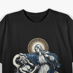 Hail Mary Full of Grace Punch the Devil in the Face Catholic T-Shirt