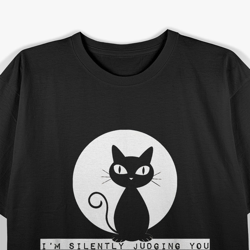 Silently Judging You: Hilarious Cat Stare Meme T-Shirt