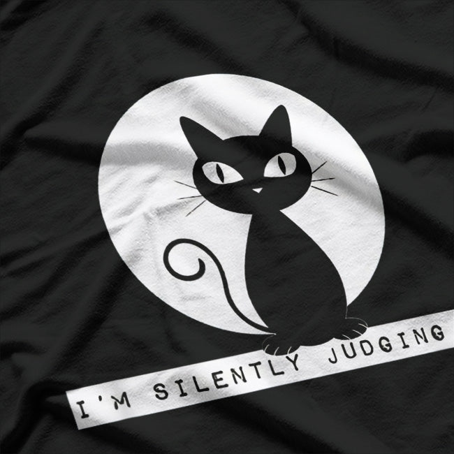 Silently Judging You: Hilarious Cat Stare Meme T-Shirt