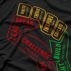 Inspiring Black Leaders, Power Fist Hand - Black History Month T-Shirt