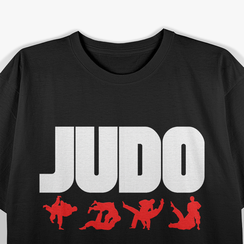 Martial Arts Lover Graphic Judo Sport Retro T-Shirt
