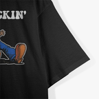 Keep On Truckin’ – Distressed Vintage Art Retro Truck Driver T-Shirt