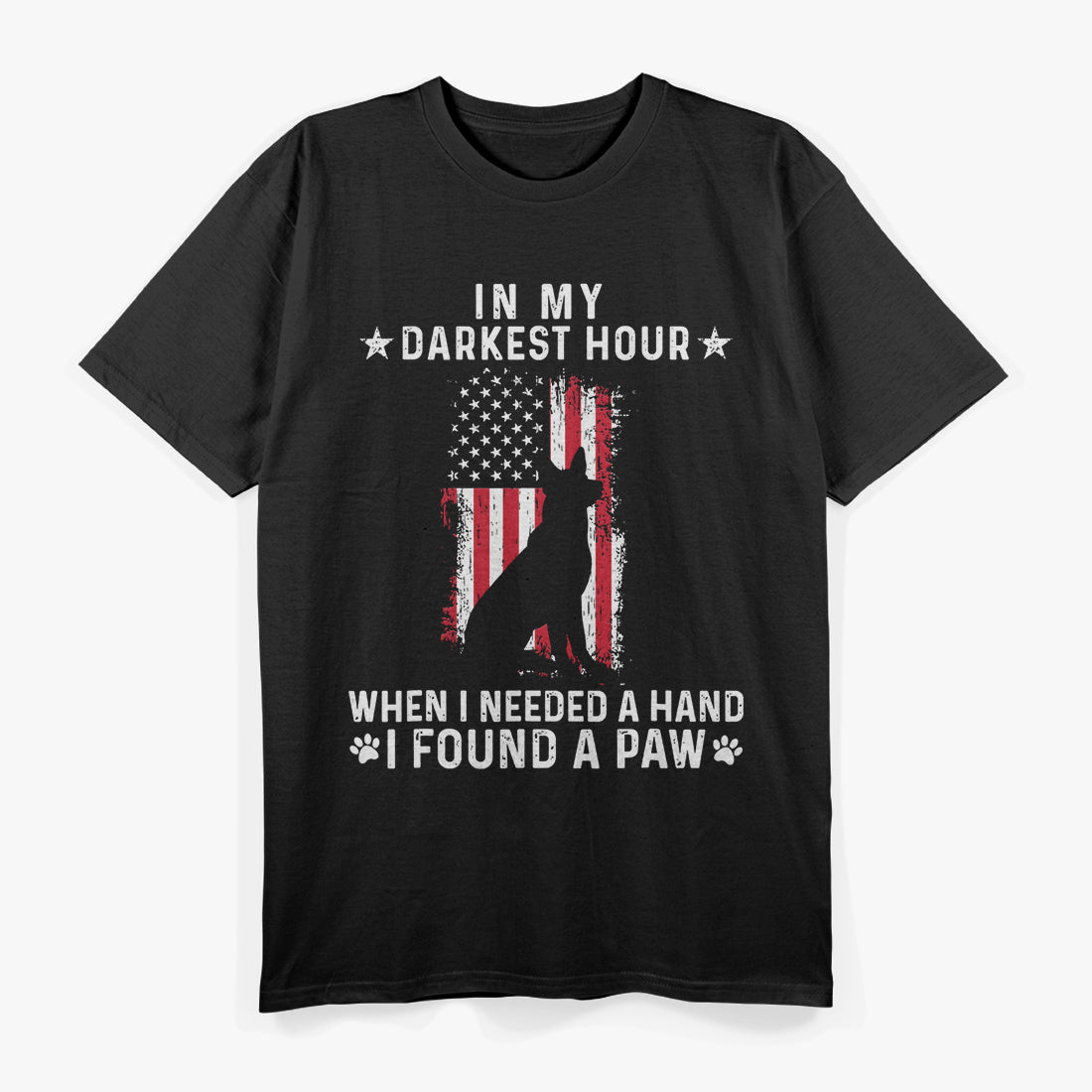 My Darkest Hour, I Found a Paw – Rescue Pet Lover T-Shirt