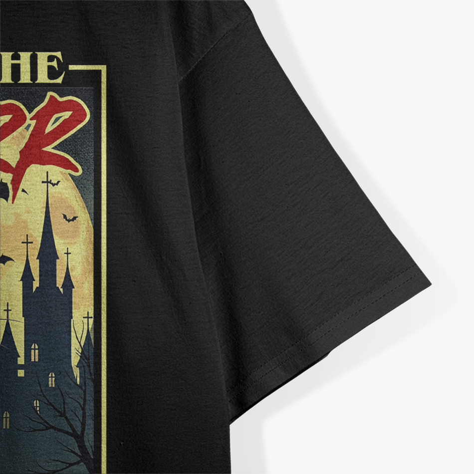 Night of the Vampurr Spooky Cat Vampire Halloween T-Shirt