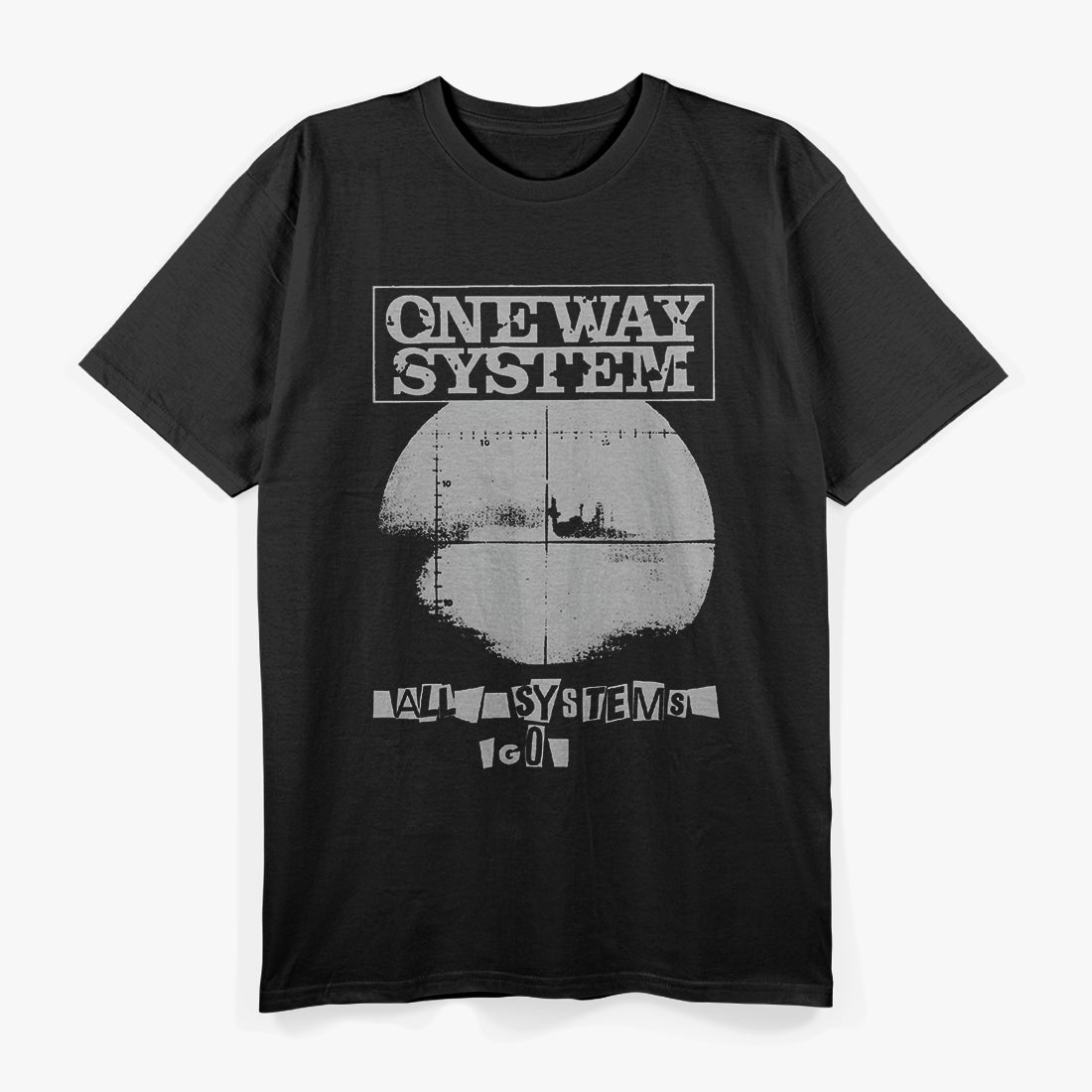 One Way System Punk Rock UK Band Vintage Music T-Shirt