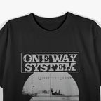 One Way System Punk Rock UK Band Vintage Music T-Shirt