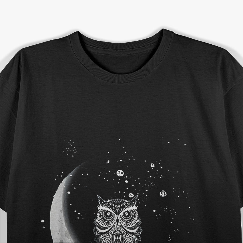 Owls’ Night on the Moon: A Magical Night Sky T-Shirt