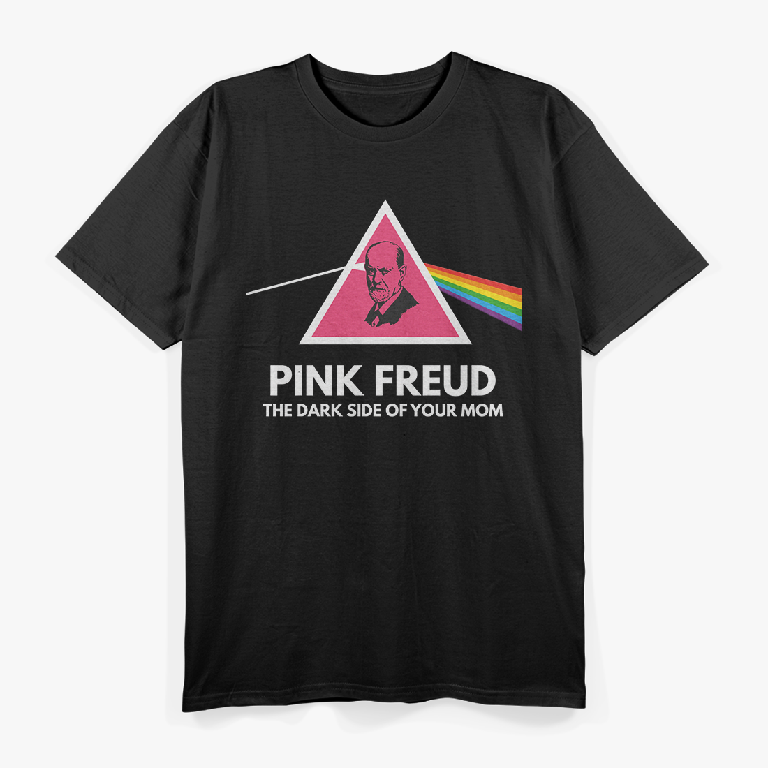 Retro Psychology Humor – Dark Side of Your Mom Quote T-Shirt