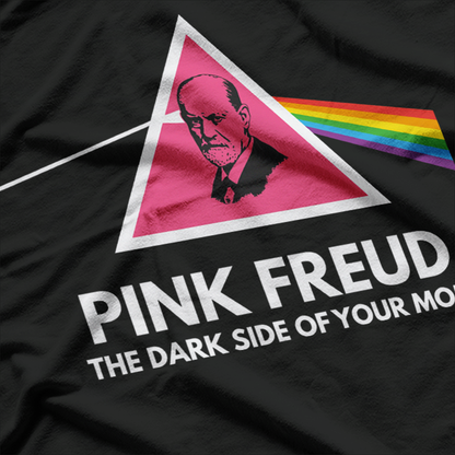 Retro Psychology Humor – Dark Side of Your Mom Quote T-Shirt