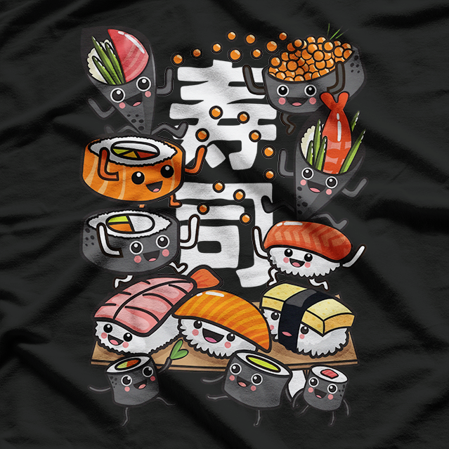 Sushi Lover Humor – Funny Foodie Shirt for Japanese Food Fans T-Shirt