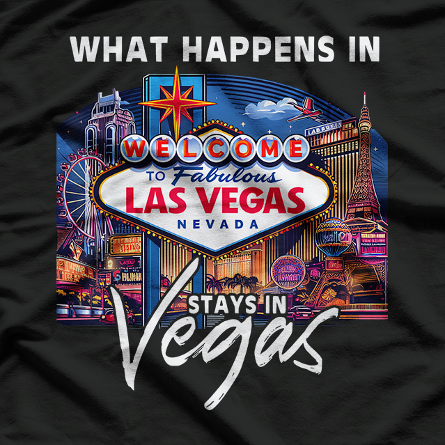 Funny Vegas Party – What Happens in Vegas Stays in Vegas T-Shirt