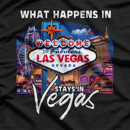 Funny Vegas Party – What Happens in Vegas Stays in Vegas T-Shirt