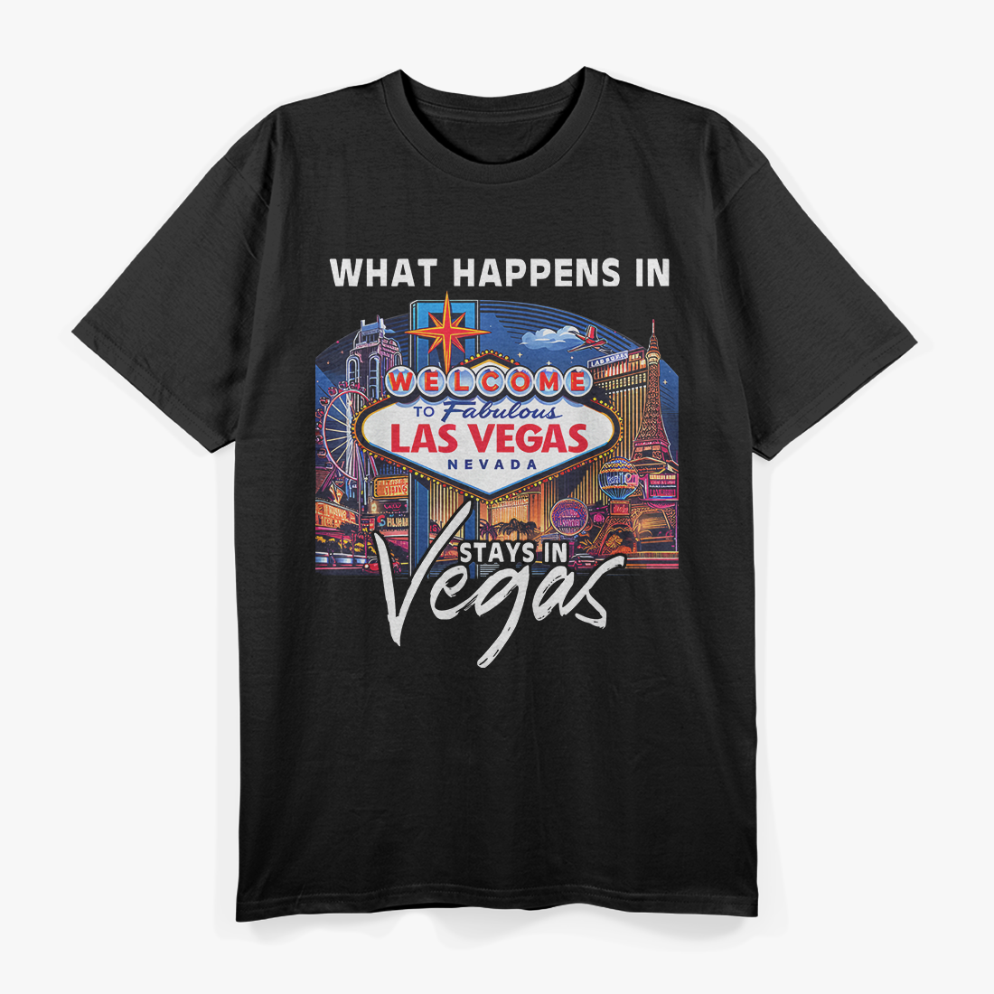 Funny Vegas Party – What Happens in Vegas Stays in Vegas T-Shirt