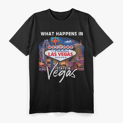 Funny Vegas Party – What Happens in Vegas Stays in Vegas T-Shirt