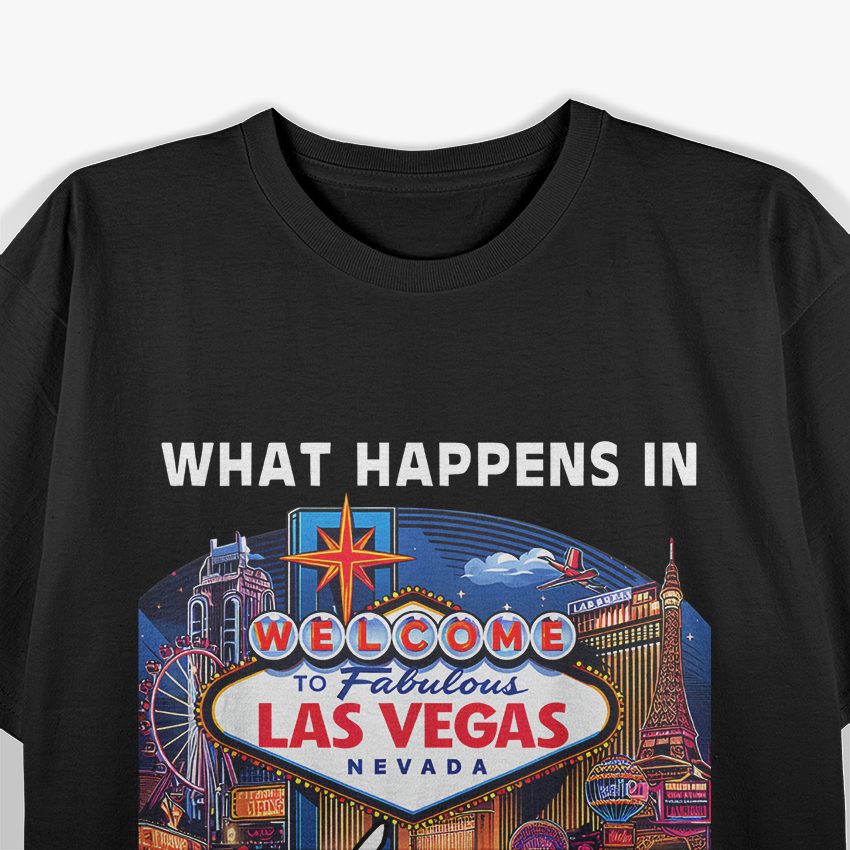 Funny Vegas Party – What Happens in Vegas Stays in Vegas T-Shirt