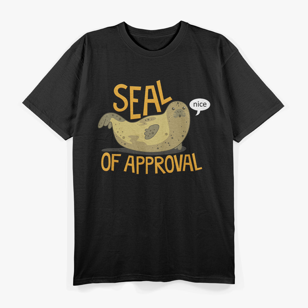 Seal of Approval Cute Sea Animal Funny Pun Humor Ocean Wildlife T-Shirt