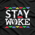 Stay Woke Against Injustice Equality Social Awareness Activist T-Shirt