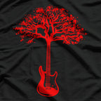Electric Guitar Tree – Cool Musician Design T-Shirt