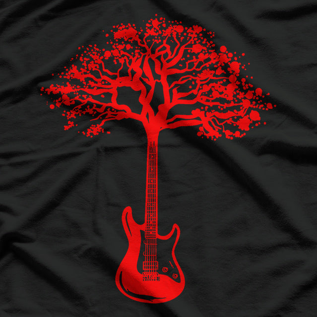 Electric Guitar Tree – Cool Musician Design T-Shirt