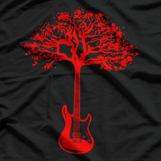 Electric Guitar Tree – Cool Musician Design T-Shirt